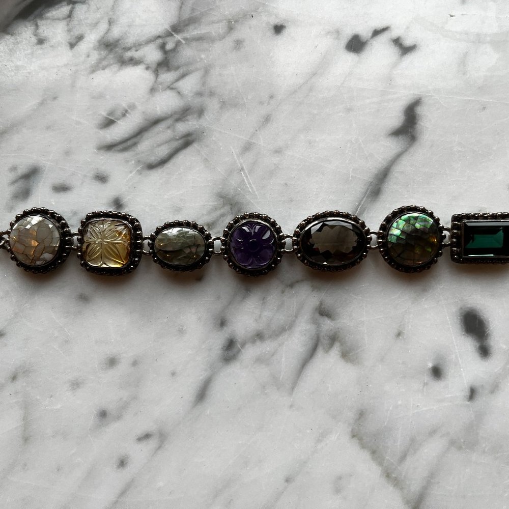 Semi precious stone bracelet
